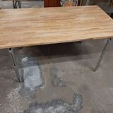 Table vintage en hêtre massif