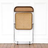 Folding chair - Plia - Castelli - Canework seat redone