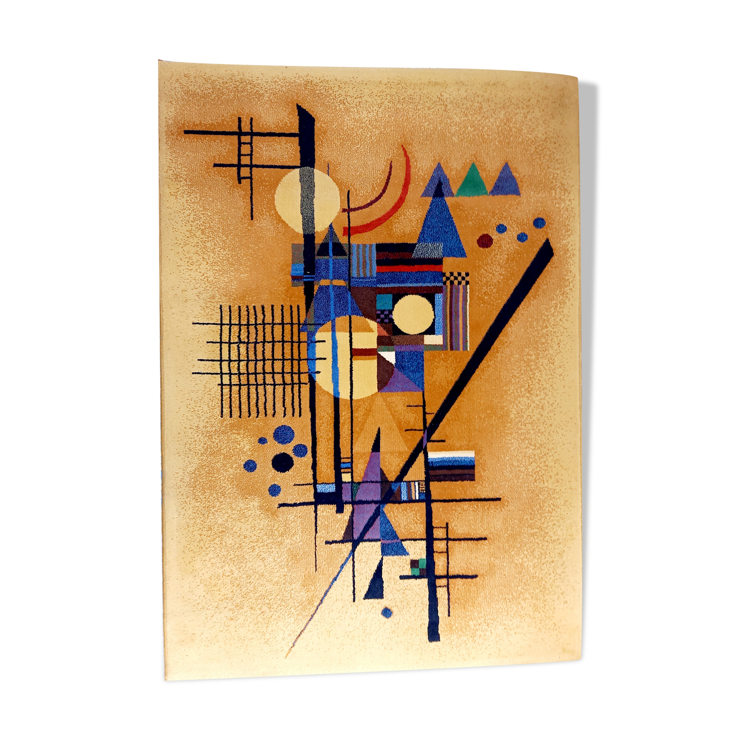 Tapis vintage "Kandinsky" 188 x 131 cm