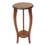 Wooden pedestal table