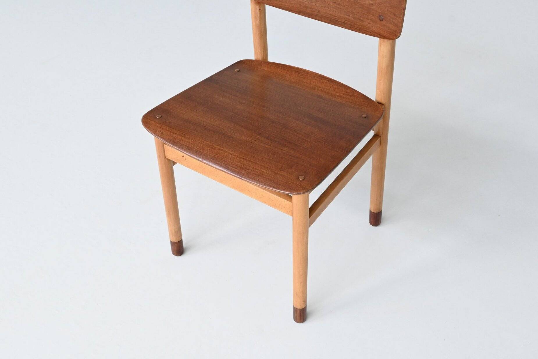 Set of four Danish dining chairs Kvetny and Sonners Denmark 1960