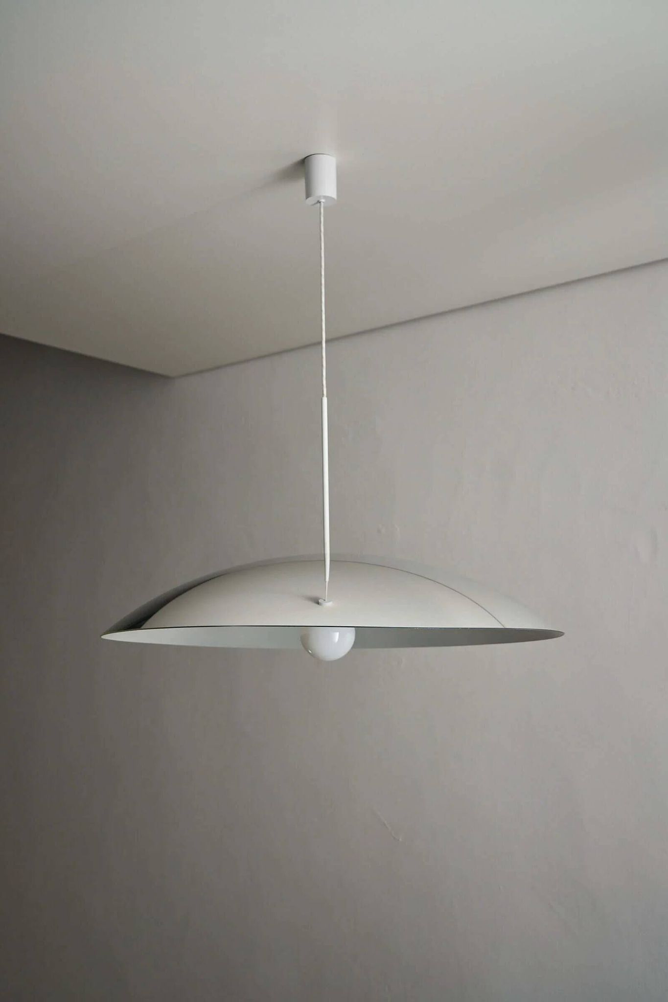 Suspension en métal chromé par Fog & Mørup