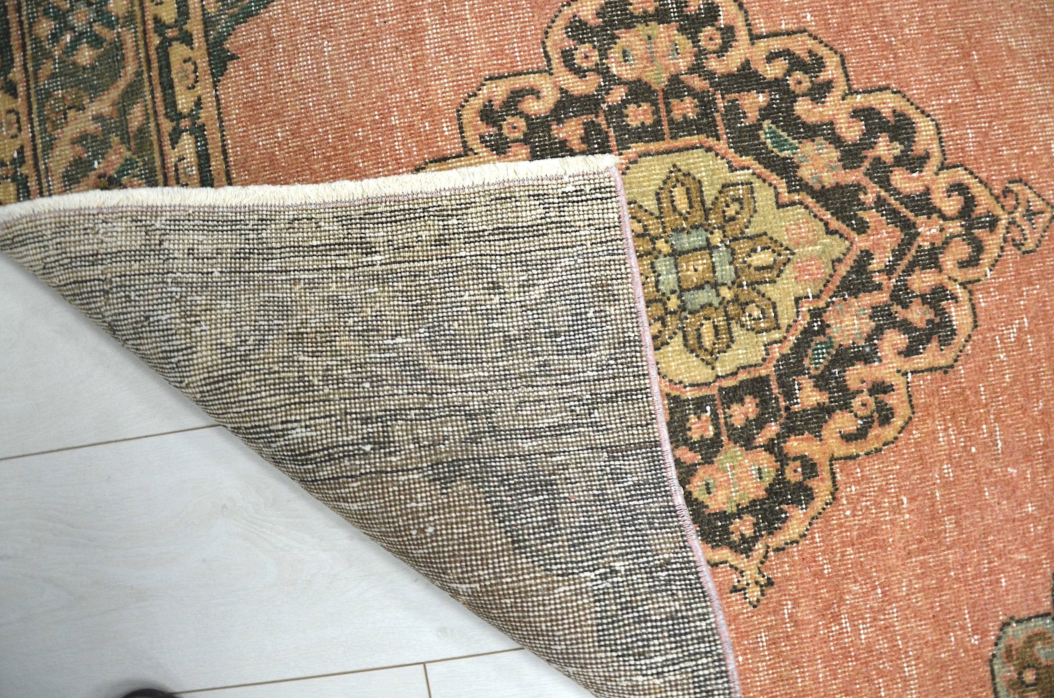 Red & Brown Turkish Handmade Rug sku 2214