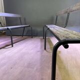 Pair of farm benches