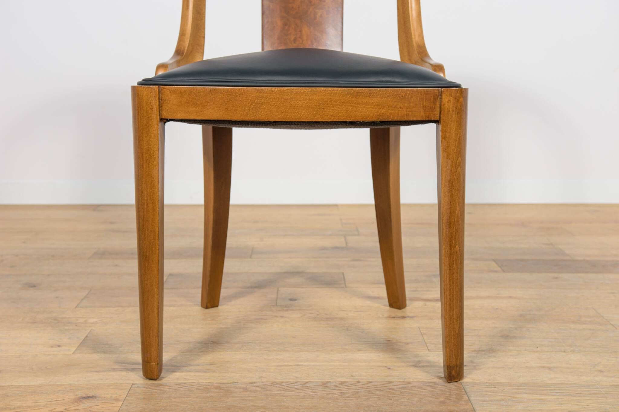 Art Deco Dining Chairs Gondola, Rene Melin, France, 1930s, Set of 6