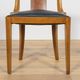 Art Deco Dining Chairs Gondola, Rene Melin, France, 1930s, Set of 6