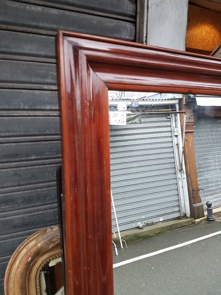 Mahogany wood mirror of the Louis-Philippe period