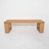 Ate van Apeldoon Pinewood bench, The Netherlands 1970's