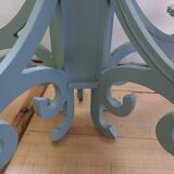 Gustavian style wooden chandelier