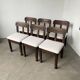 Set of 6 brutalist chairs from the 1940s