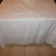 Tablecloth and 11 cotton/linen towels embroidered AD circa 1900