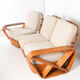 Rattan sofa by Paul Frankl