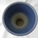Vase bleu en grès vernissé  de ST AMAND EN PUISAYE.  Signé Fabrice Normand.