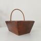 Panier vintage artisanal en bois
