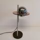 Lampe de table Space Age, en aluminium, métal et plexi plastique