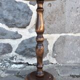 Wooden saddle column