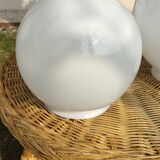 White opaline globe