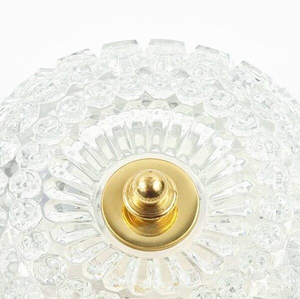 Plafonnier ou applique murale en verre à bulles du milieu du siècle par Helena Tynell pour Limburg, Allemagne, années 1960