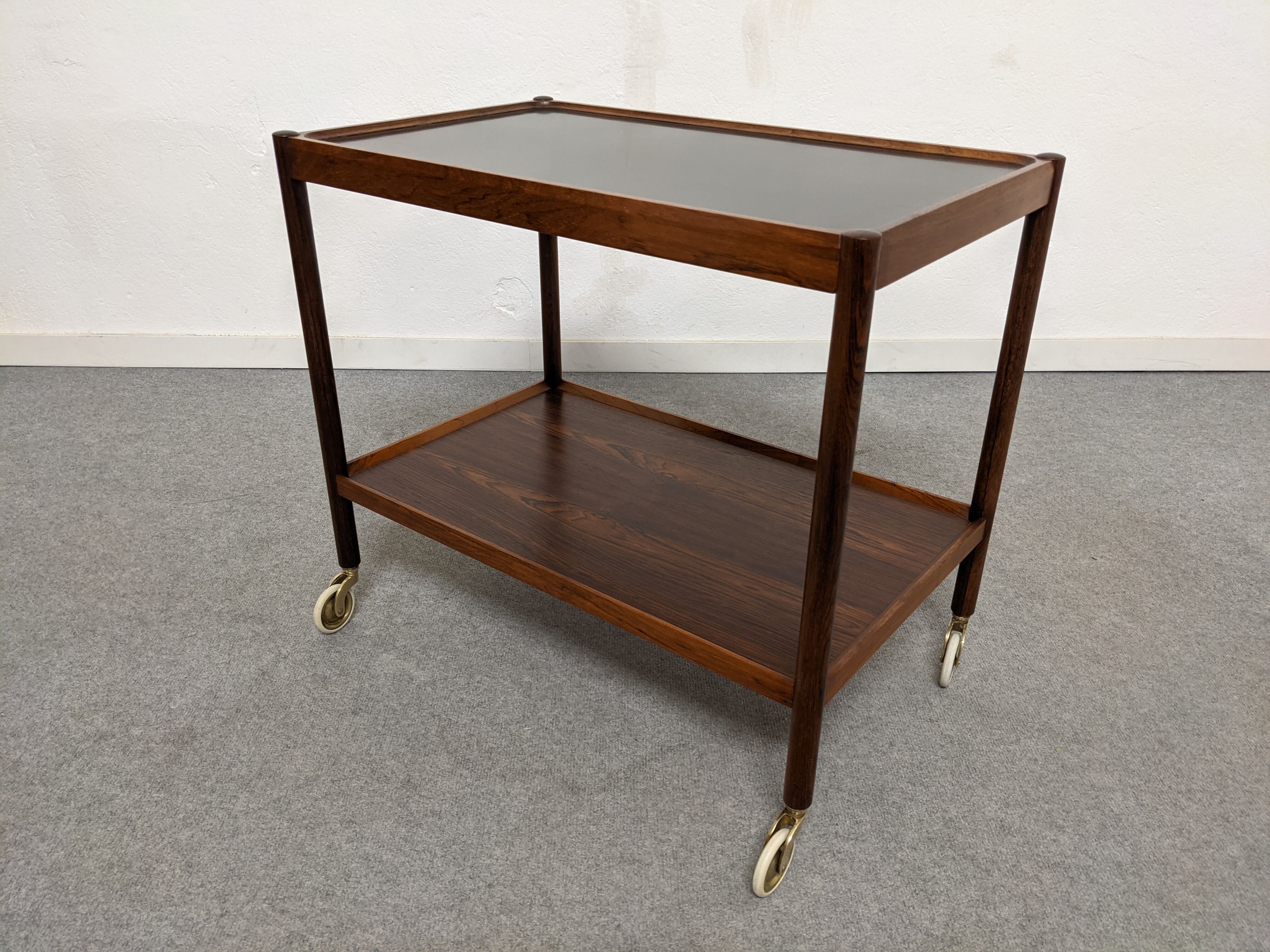 Danish wheeled dessert table by ludvig pontoppidan