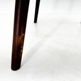 Mid-Century Stool with New Upholstery, Czechoslovakia, 1970's