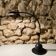 Desk or bedside lamp – black metal, 90s design, made in France