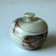 Handmade onyx bowl with lid from the 1970