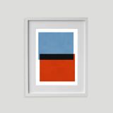 Handmade painting framed