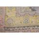 1970s Turkish Oushak Handmade Wool Cotton Pink Area Rug 108x225