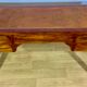 Empire style desk in mahogany, gilded bronzes