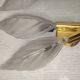 Pair of wall sconces with Italian leaf design in Barovier Murano style.
