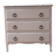 Commode vintage relookée gris