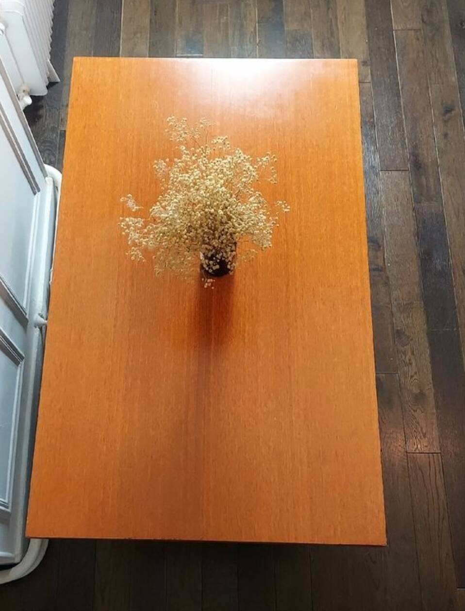 3 in 1 table with adjustable teak portfolio - “Révélation” model by Albert Ducrot - France, 1952