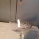Set of 4 Baccarat crystal champagne glasses XXth