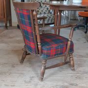 Fauteuil en tartan
