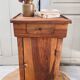 Antique bedside table in solid wood – natural patina