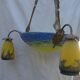 Art Deco glass paste chandelier