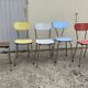 Mismatched Formica chairs