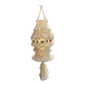 Vintage macramé suspension