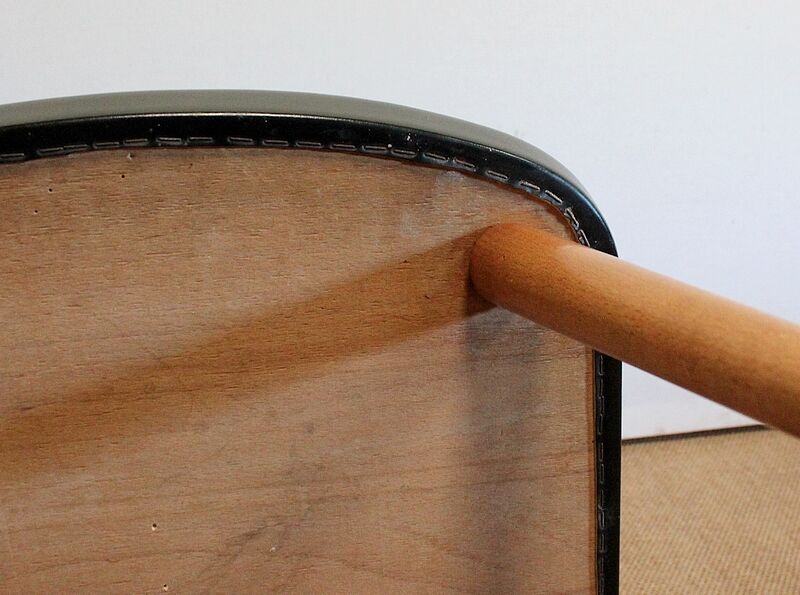 Suite of 8 baumann chairs, "essor" model – 1960s