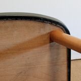 Suite of 8 baumann chairs, "essor" model – 1960s