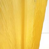 Vase Art Déco en verre jaune en forme d'étoile attribué à Pierre D'Avesn pour Daum