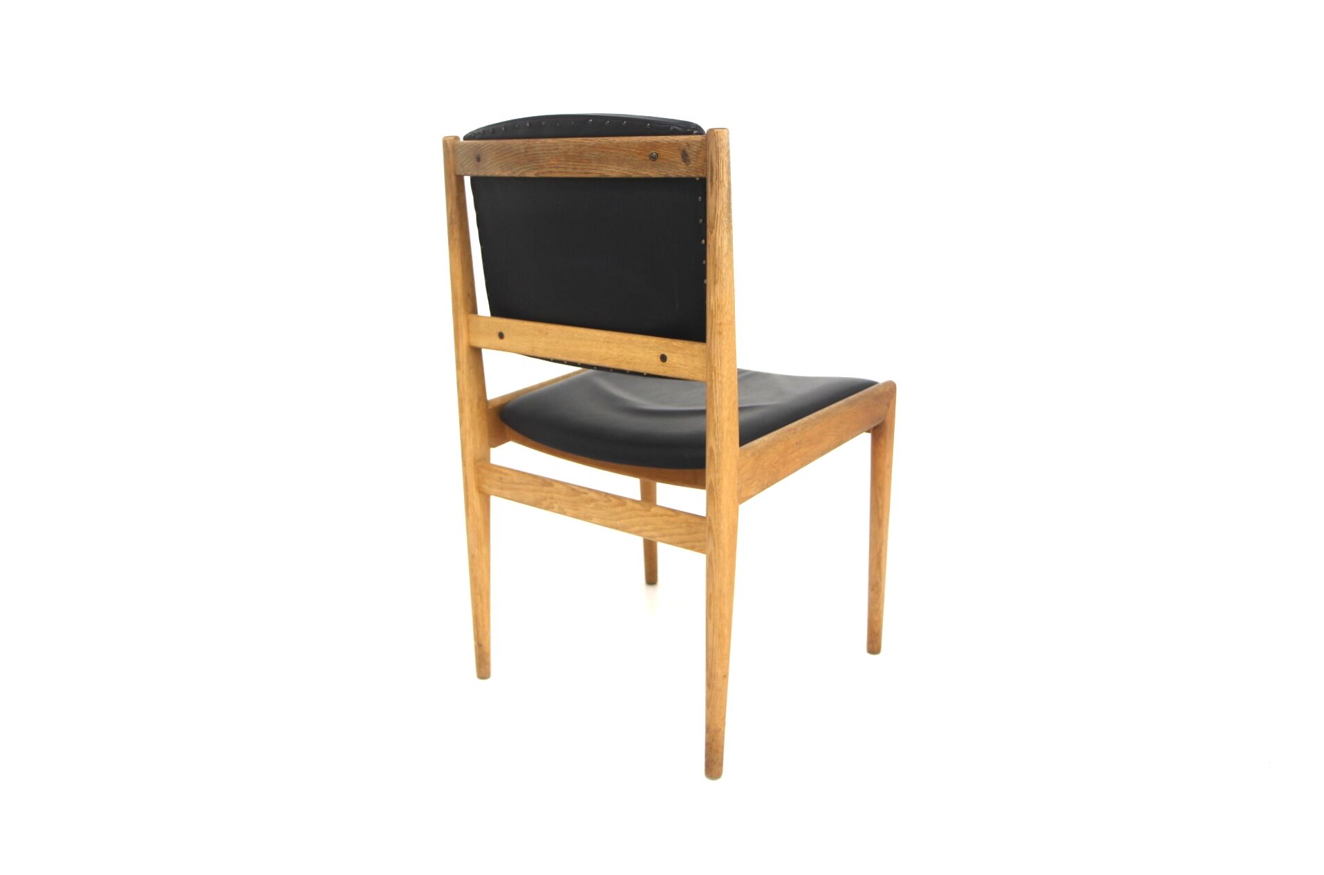 Set de 4 chaises scandinave en chêne, Karl Erik Ekselius, JOC, Suède, 1960