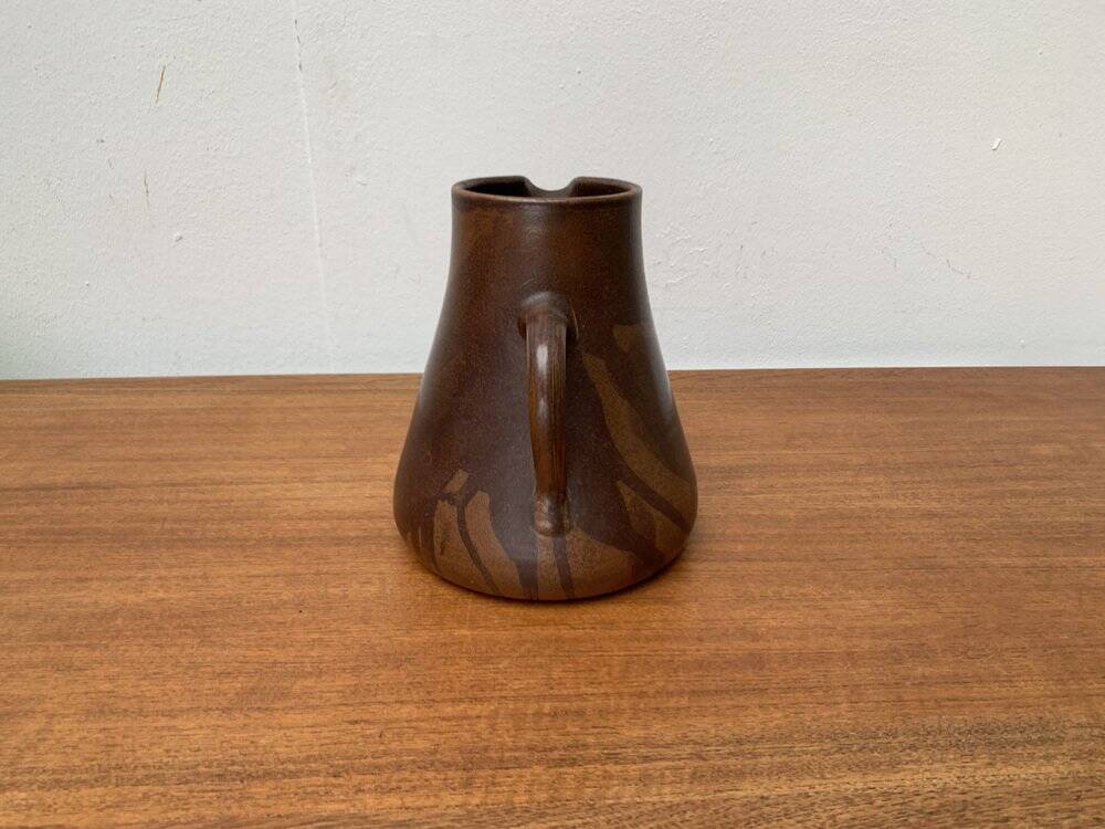 Large Vase Carafe of German Studio Pottery from the Mid-Century by Heinz Theo Dietz, 1960s