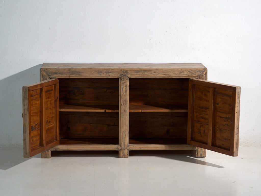 Antique pine wood sideboard – China, circa 1930