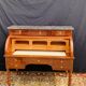 Vintage flamed mahogany cylinder desk