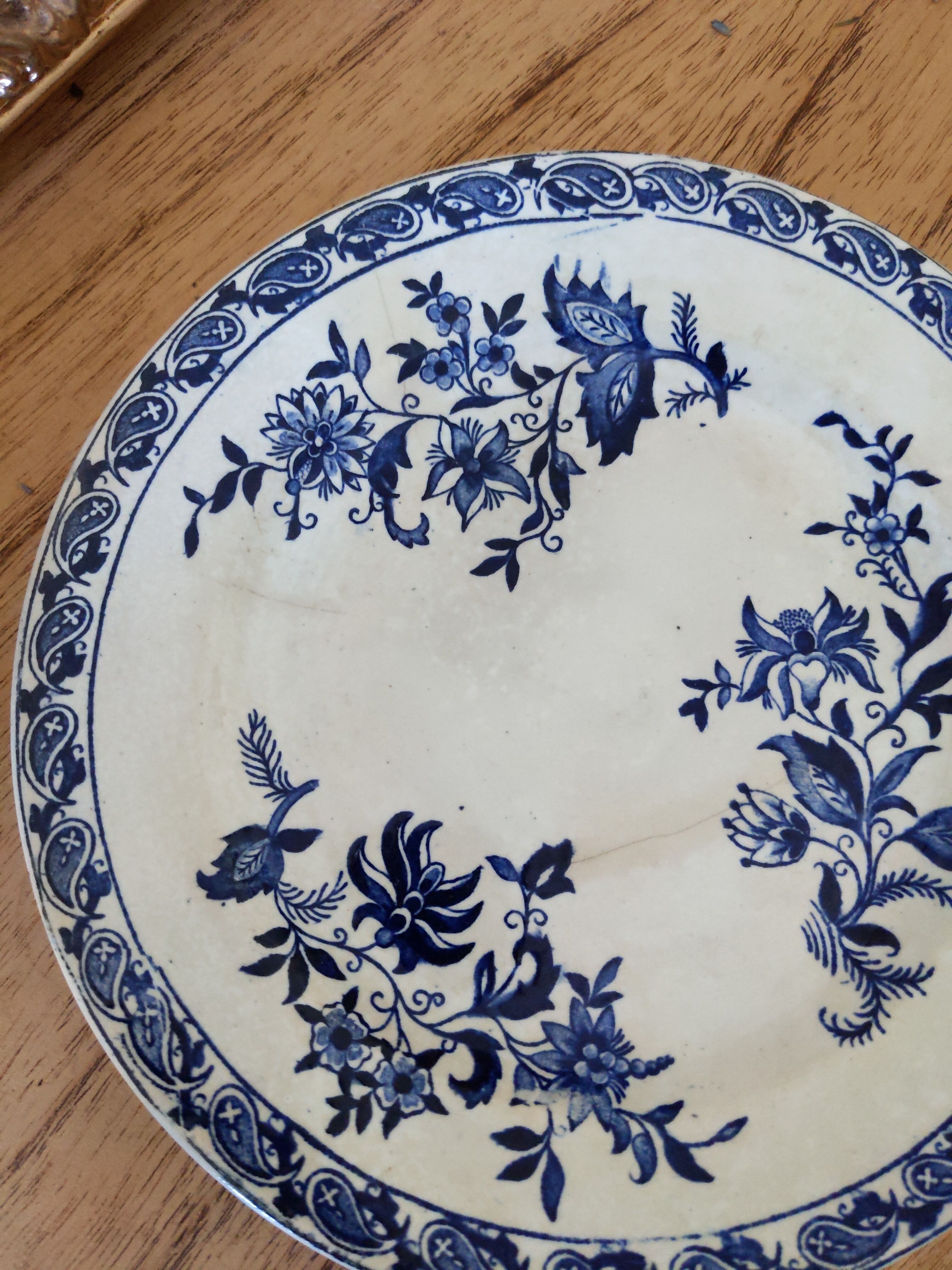 Old iron plate Sarreguemines