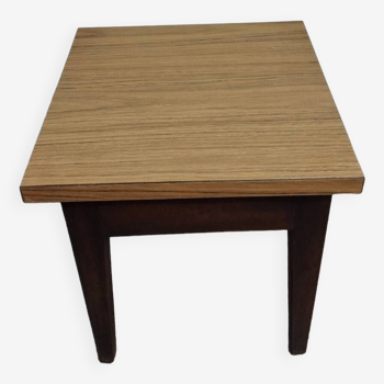 Wooden and formica chest stool