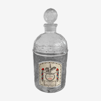 Flacon Guerlain abeilles millésime années 1960 eau de cologne coq, rare bee bottle, 960 ml