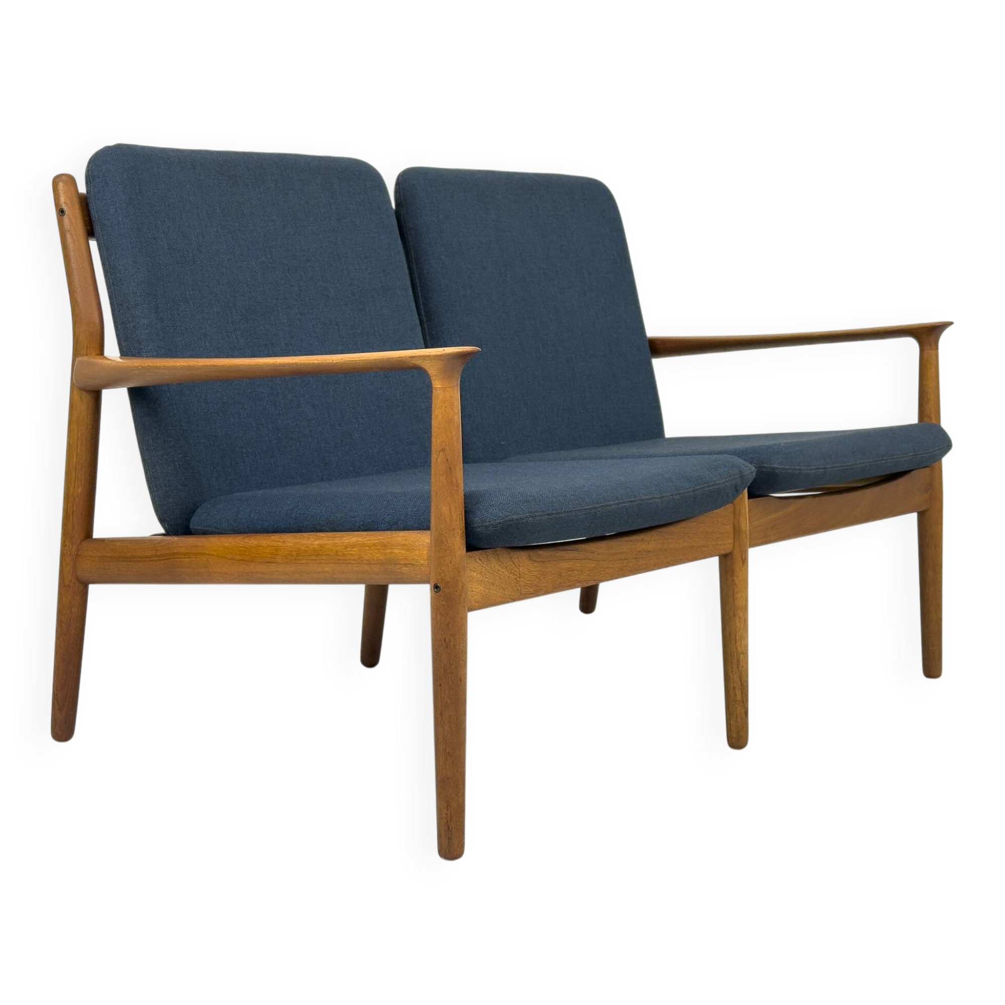 Danish Teak Lounge Sofa by Svend Aage Eriksen for Glostrup, 1960s