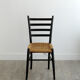 Four chairs made of paper rope
